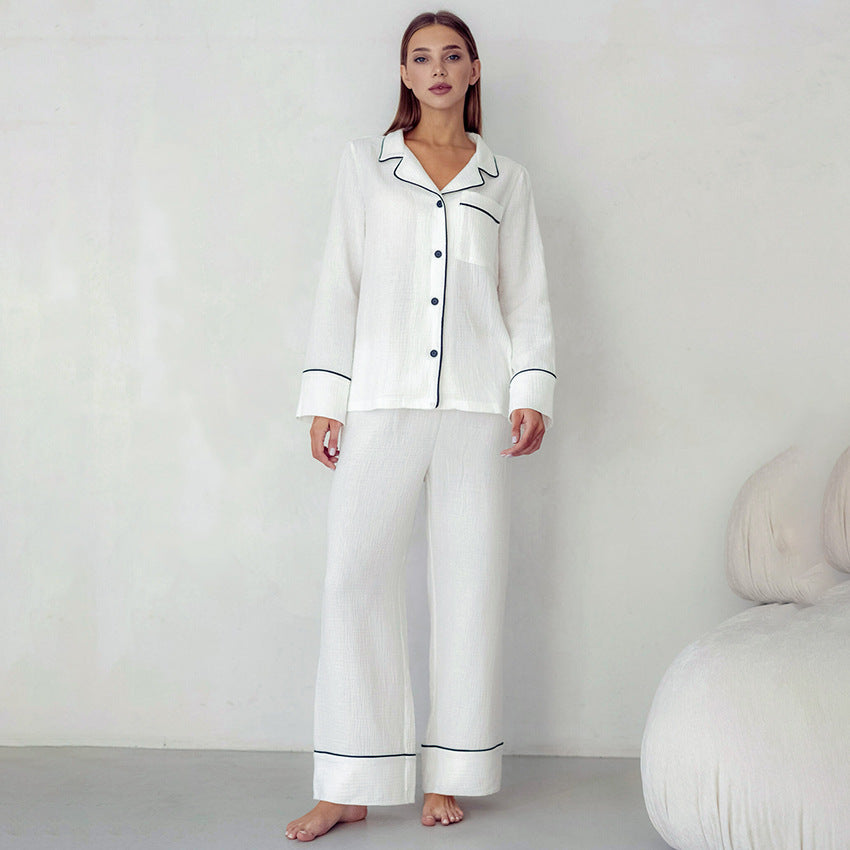 H&F Cotton Cardigan Pajamas c