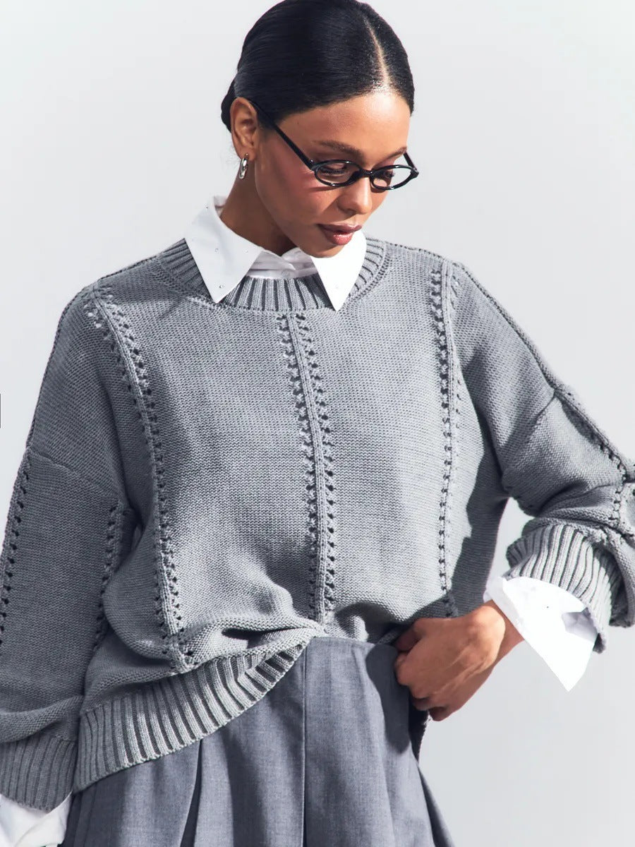 H&F Loose Round Neck c