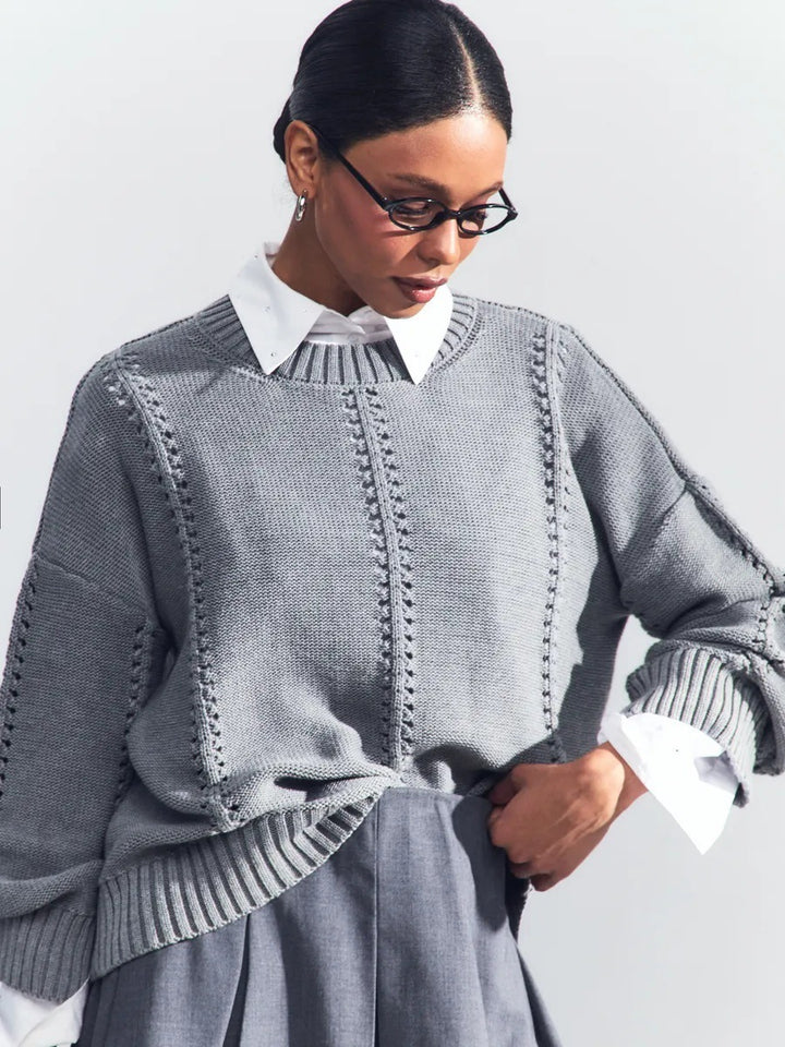 H&F Loose Round Neck c