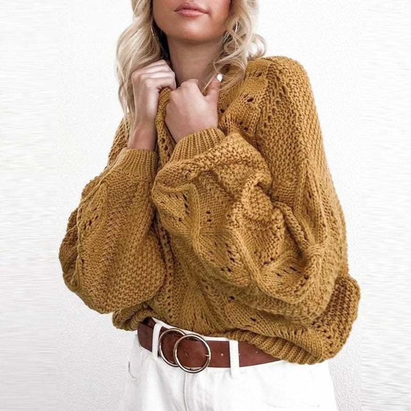 H&F Hollow Twist Sweater c