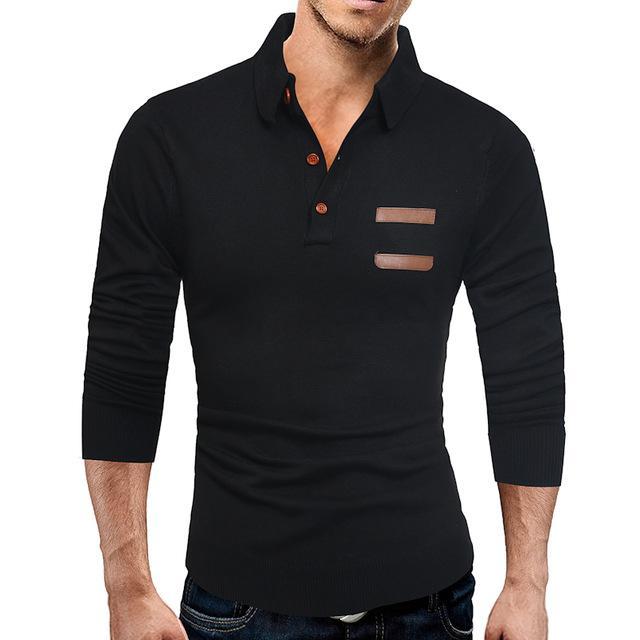 H&F Slim Knit Polo c
