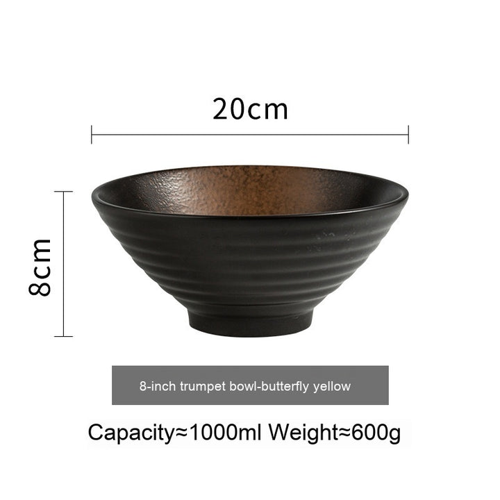 Spice-Dusted Ramen Ceramic Bowl