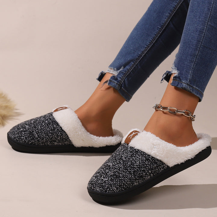 H&F Thick Plush Slippers c