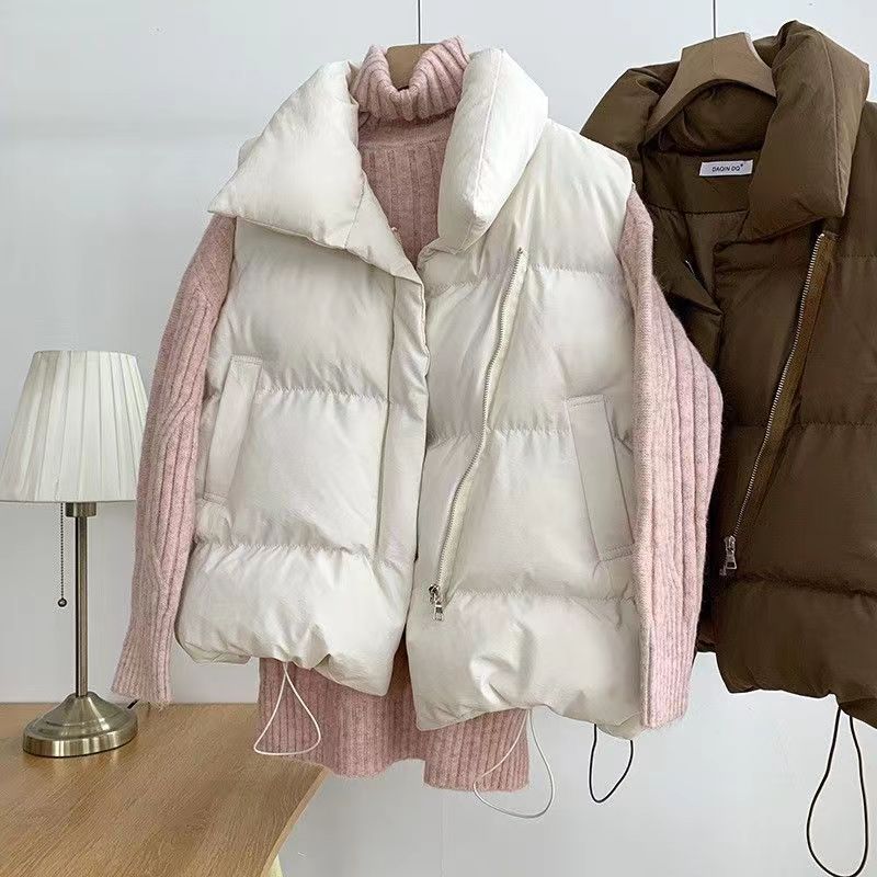 H&F Stand Collar Vest c