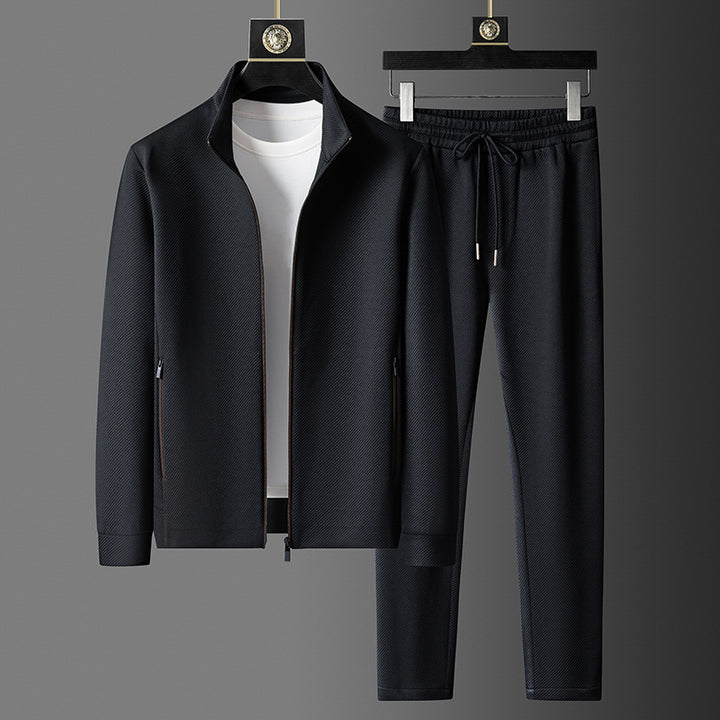 H&F Casual Zip Collar Set c