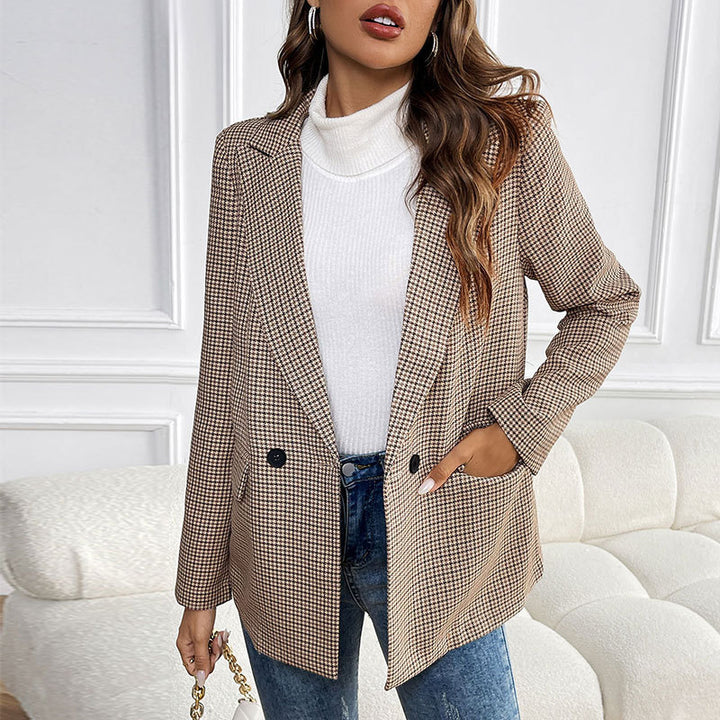 H&F Houndstooth Suit Jacket c