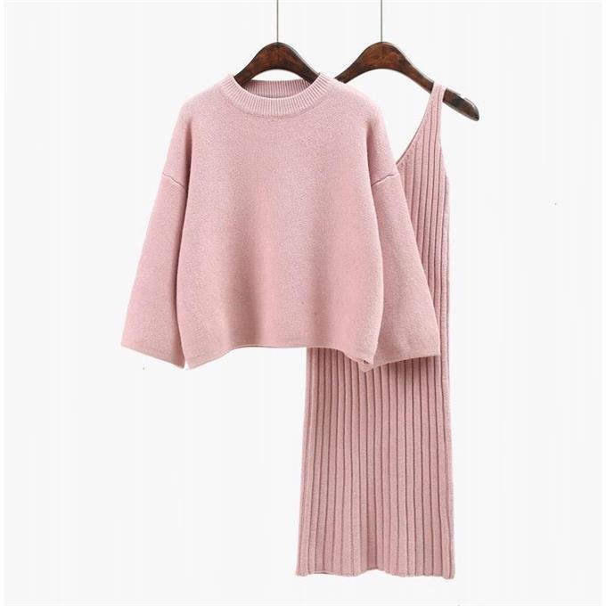 H&F Knitted Sweater Skirt c