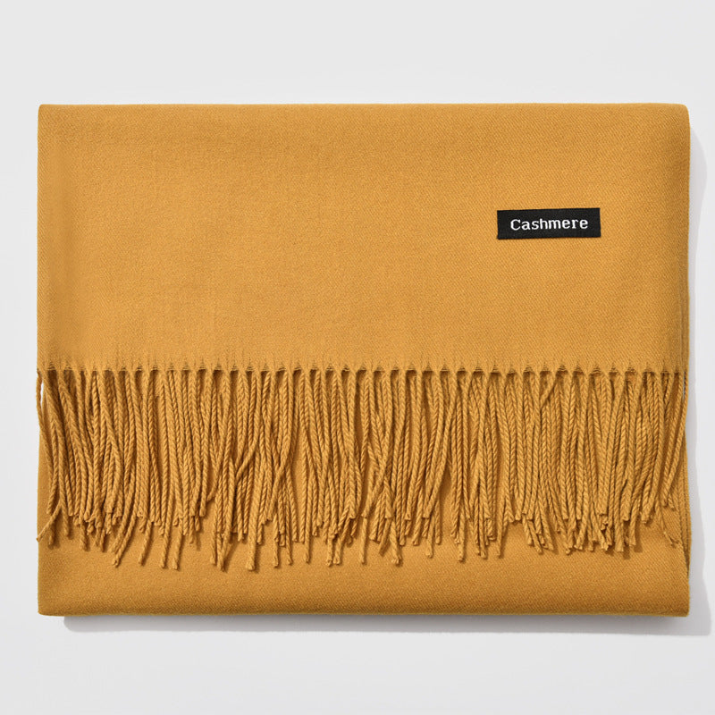 H&F Monochrome Cashmere Scarf c