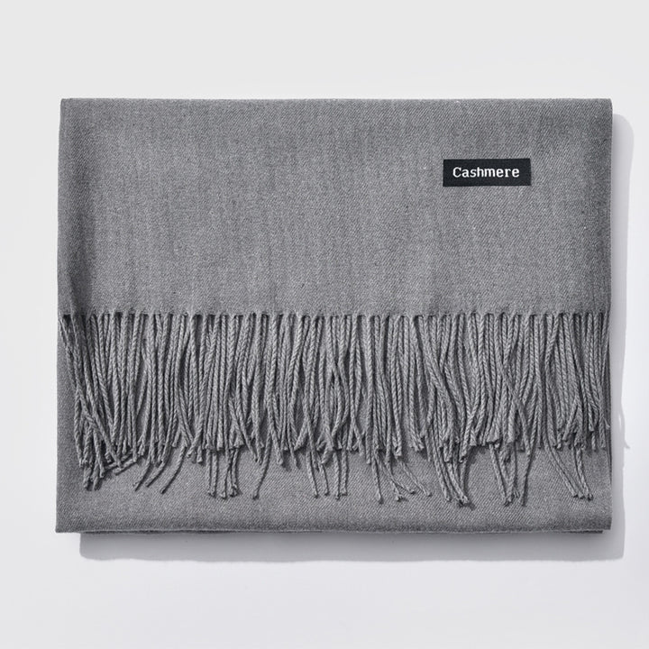 H&F Monochrome Cashmere Scarf c