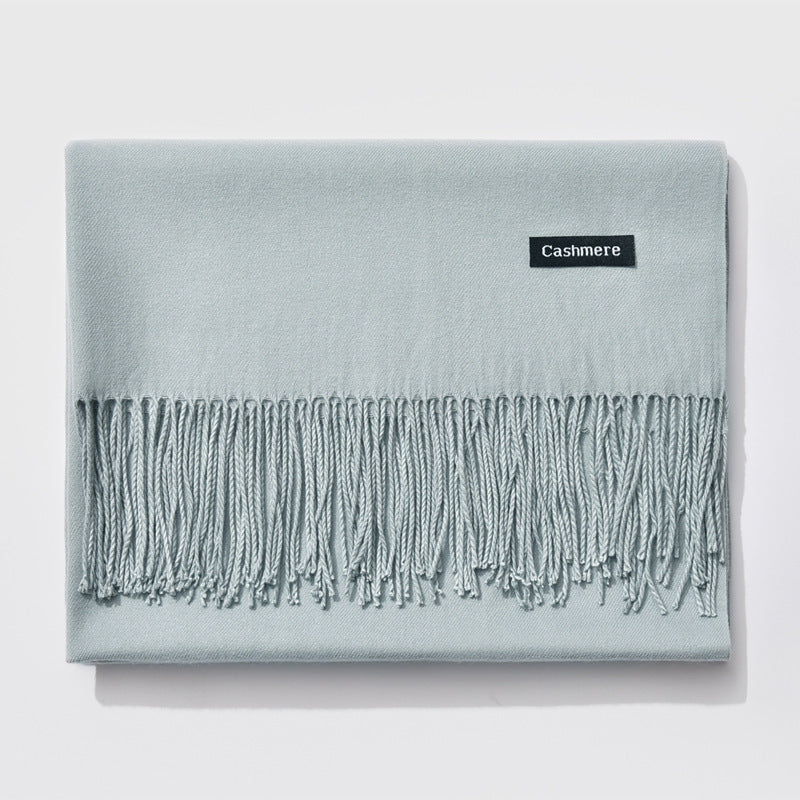 H&F Monochrome Cashmere Scarf c