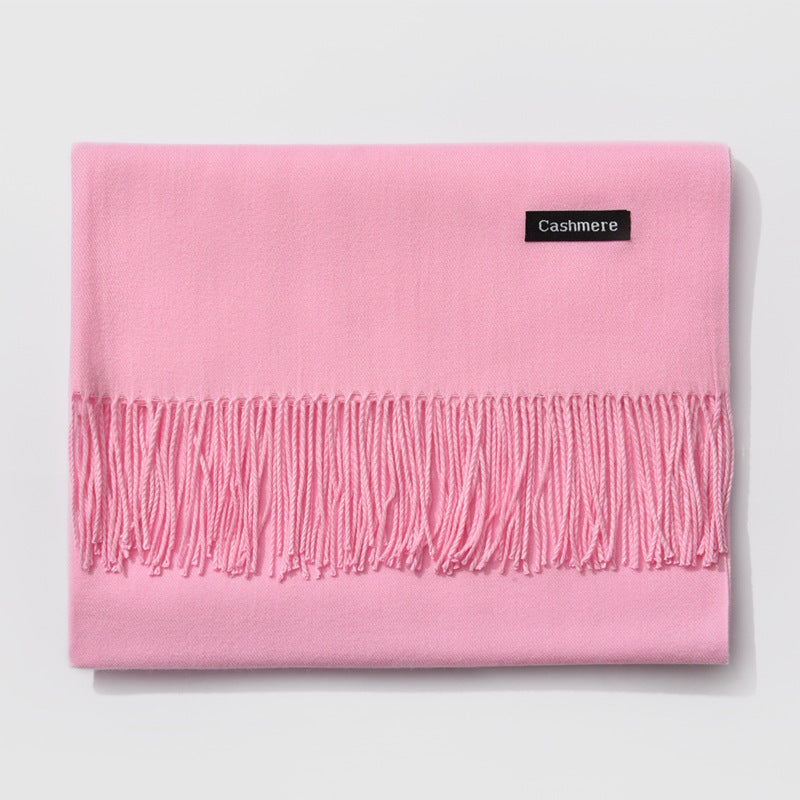 H&F Monochrome Cashmere Scarf c