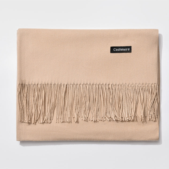 H&F Monochrome Cashmere Scarf c
