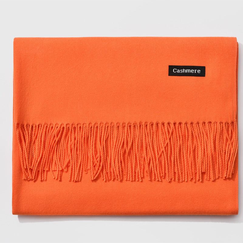H&F Monochrome Cashmere Scarf c