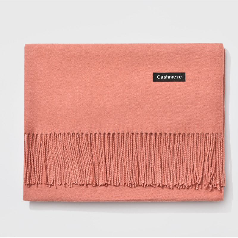 H&F Monochrome Cashmere Scarf c