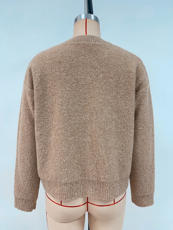 H&F Round Neck Button c