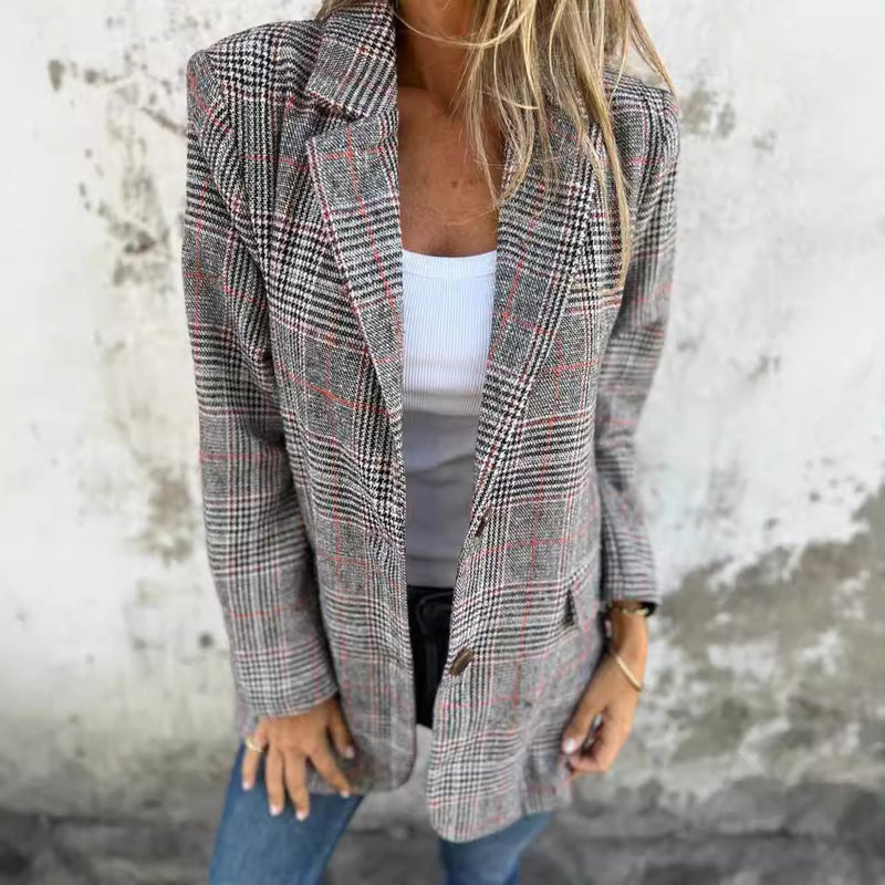 H&F Houndstooth Suit Jacket c