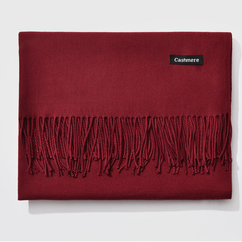 H&F Monochrome Cashmere Scarf c