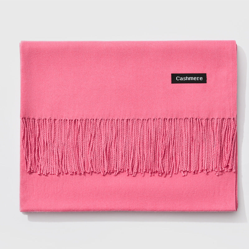 H&F Monochrome Cashmere Scarf c