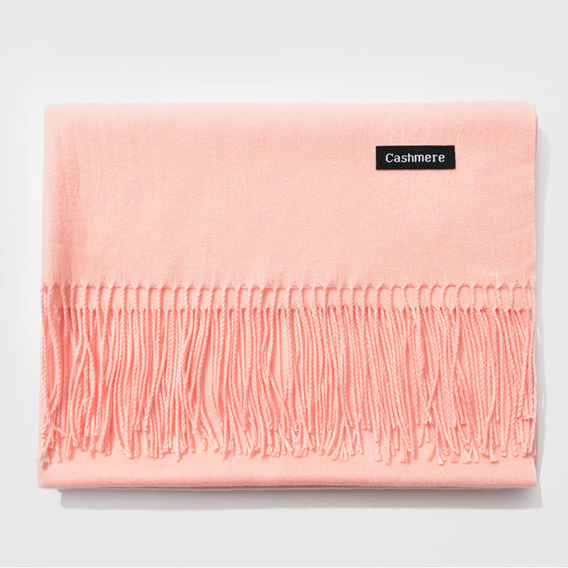 H&F Monochrome Cashmere Scarf c