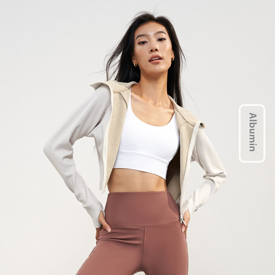 H&F Fleece Yoga Jacket c