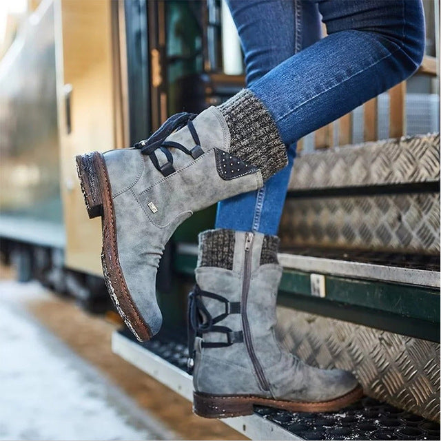 H&F Winter Mid-Calf Snow Boots c