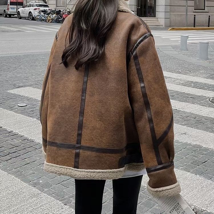 H&F Lamb Fur Coat c