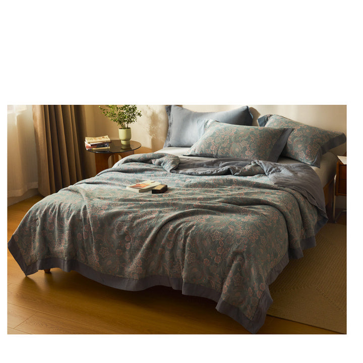 H&F — Cotton Class A Yarn-Dyed Jacquard Summer Blanket