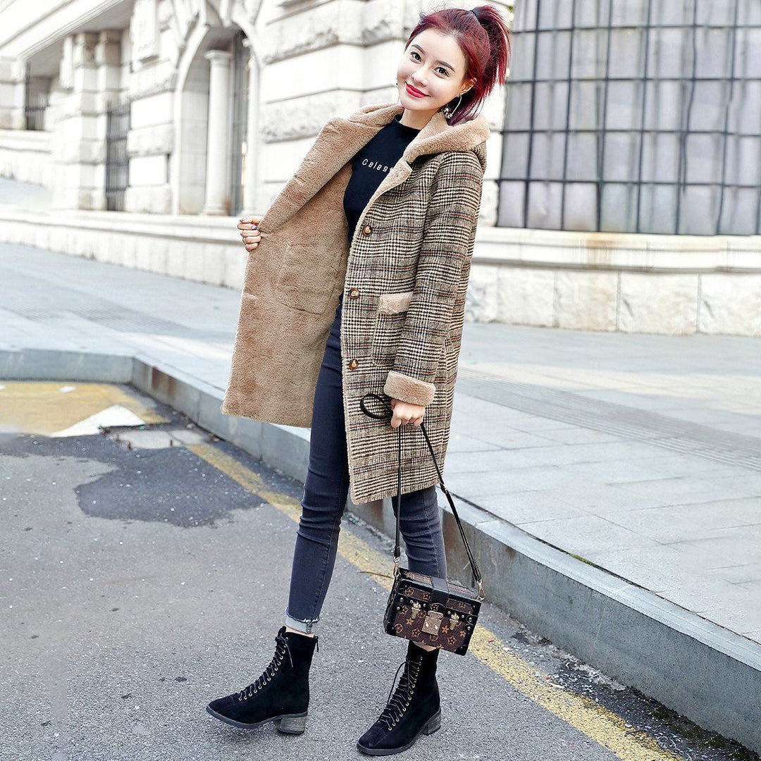 H&F Thick Hooded Woolen c