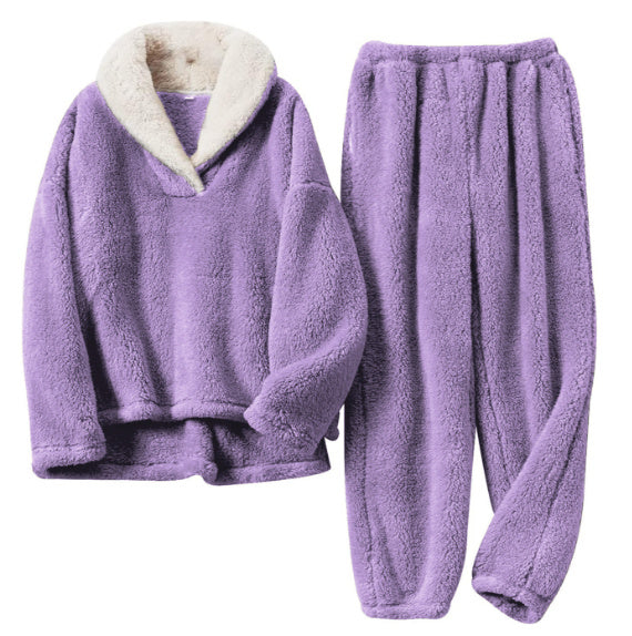 H&F Coral Fleece Pajamas c