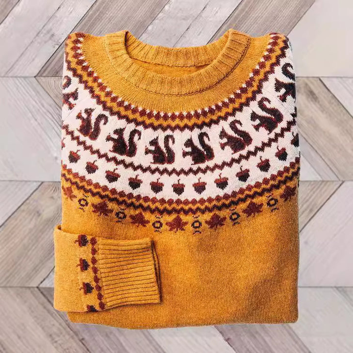 H&F Hooded Needle Sweater c