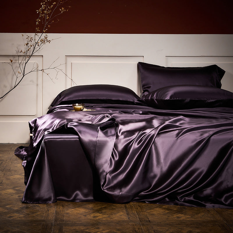 25-Pound Mulberry Silk Four-Piece Bedding Set