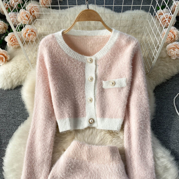 H&F Cardigan Sweater Skirt c