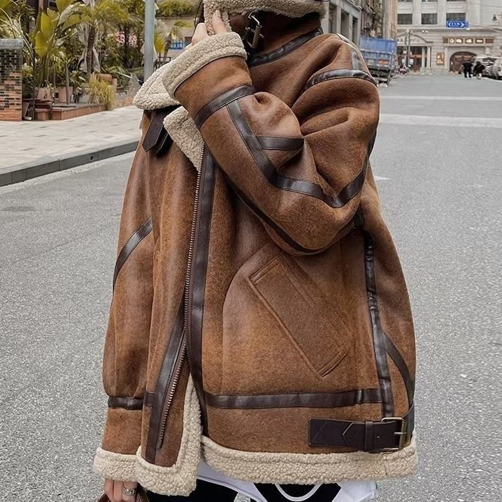 H&F Lamb Fur Coat c