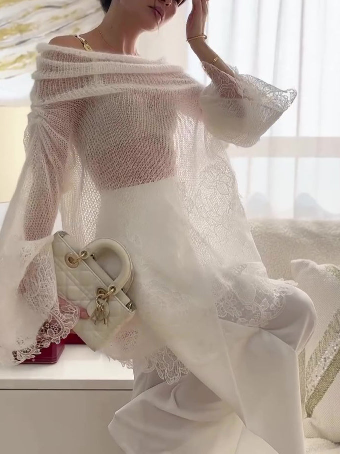 Lace Off-Shoulder Top