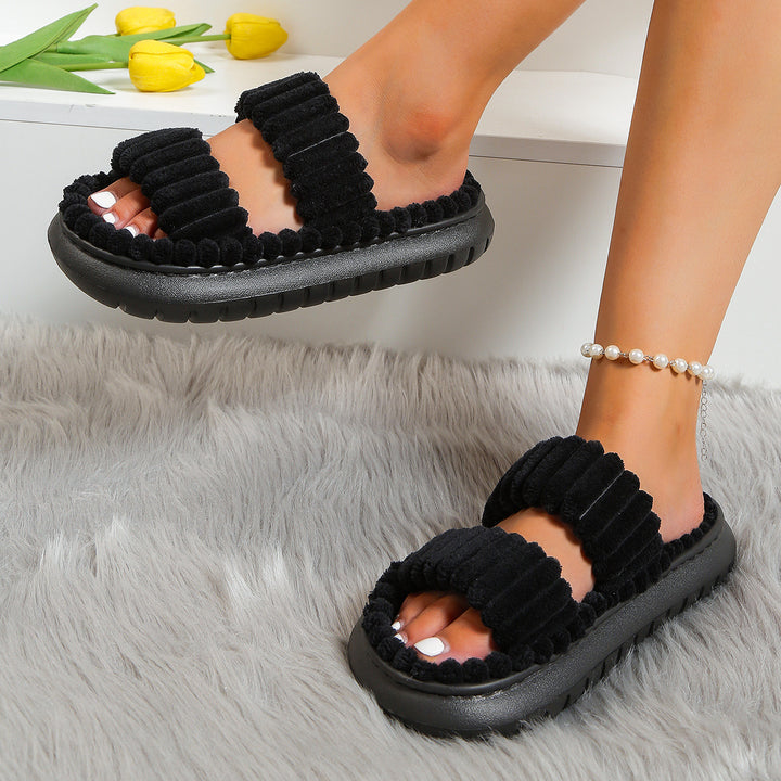H&F Lamb Wool Slippers c