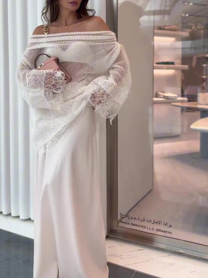 Lace Off-Shoulder Top