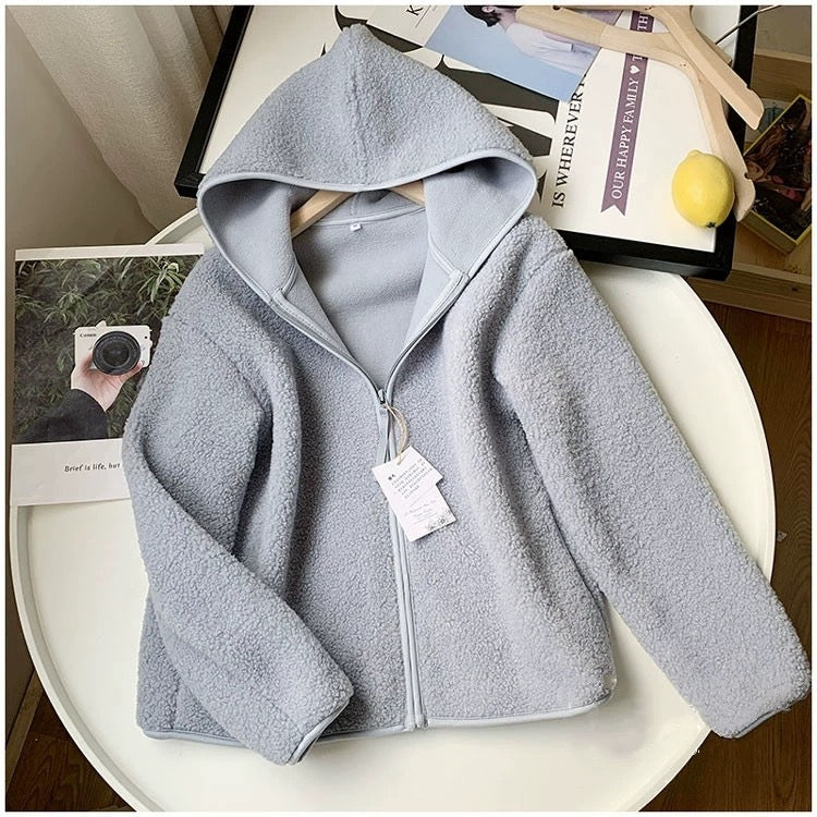 H&F Faux Cashmere Hoodie c