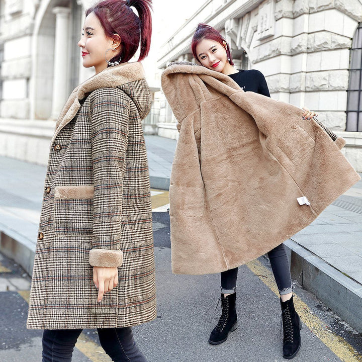 H&F Thick Hooded Woolen c