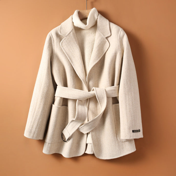 H&F Double Loose Woolen Coat c