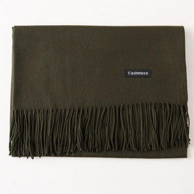 H&F Monochrome Cashmere Scarf c