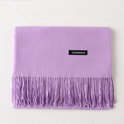 H&F Monochrome Cashmere Scarf c
