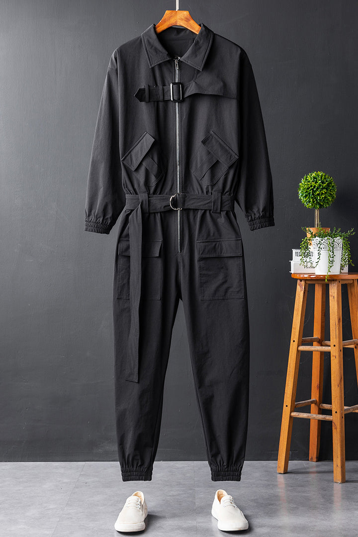 H&F Black Suit Jumpsuit c