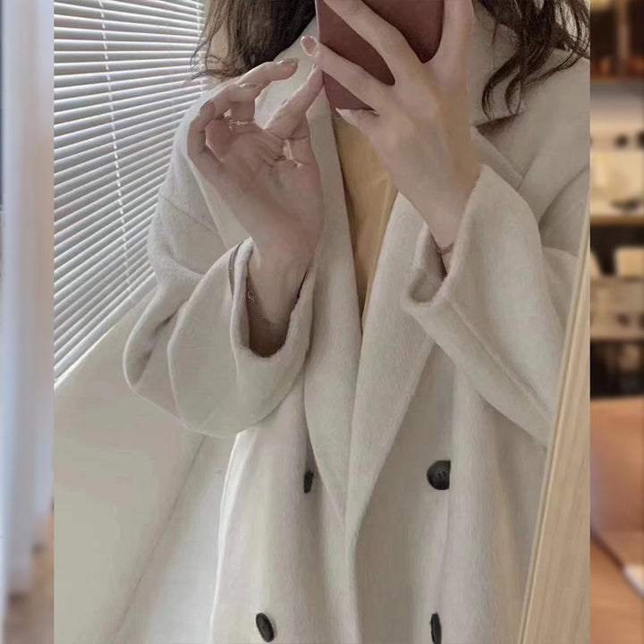 H&F Camel Wool Overcoat c
