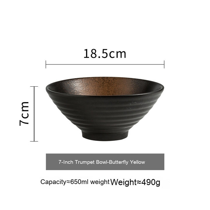 Spice-Dusted Ramen Ceramic Bowl