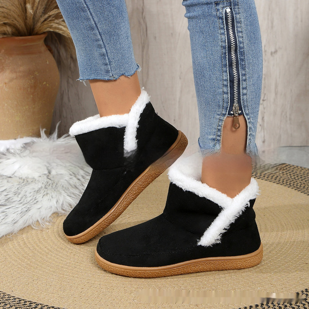 H&F Cotton-Padded Fleece Shoes c
