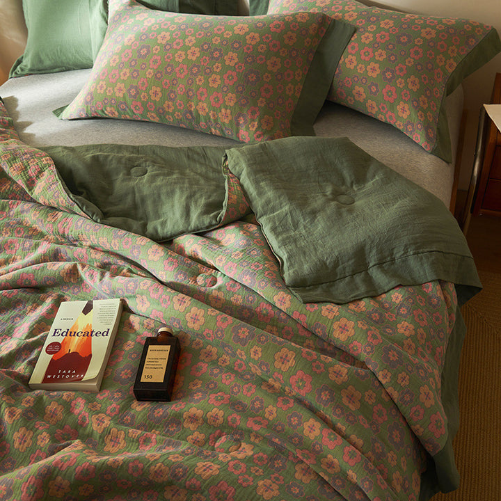 H&F — Cotton Class A Yarn-Dyed Jacquard Summer Blanket