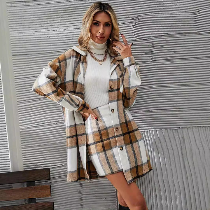 H&F Woolen Plaid Suit c