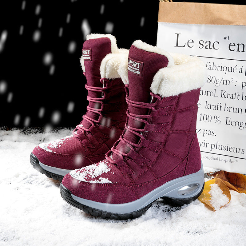 H&F Velvet Cotton Boots c