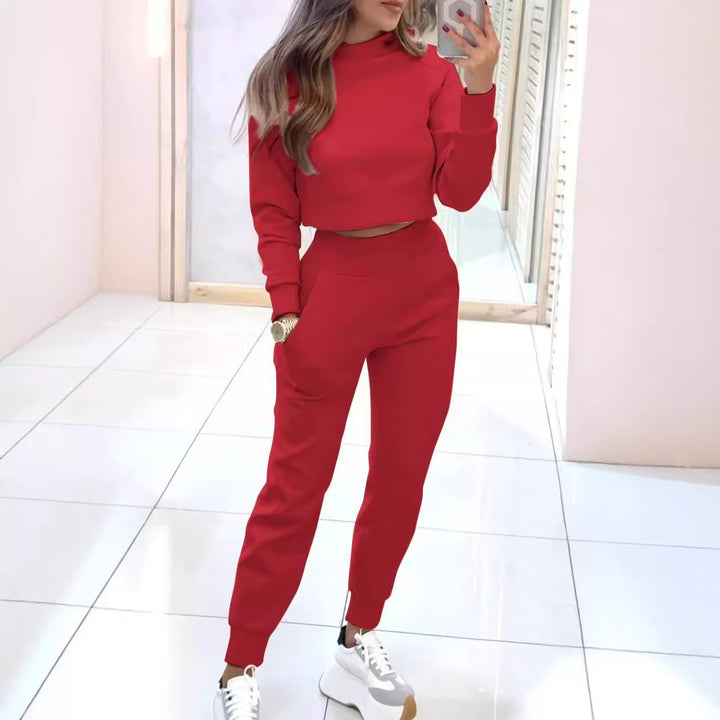 High Collar Slim Fit Long Sleeves Casual Suit