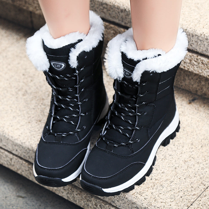 H&F Velvet Snow Boots c